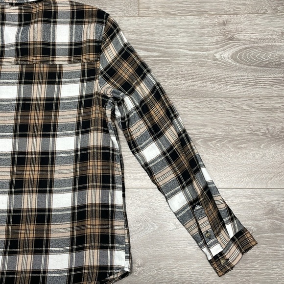 NWOT C&C California Long Sleeve Button Down Flannel Shirt M - Picture 16 of 16